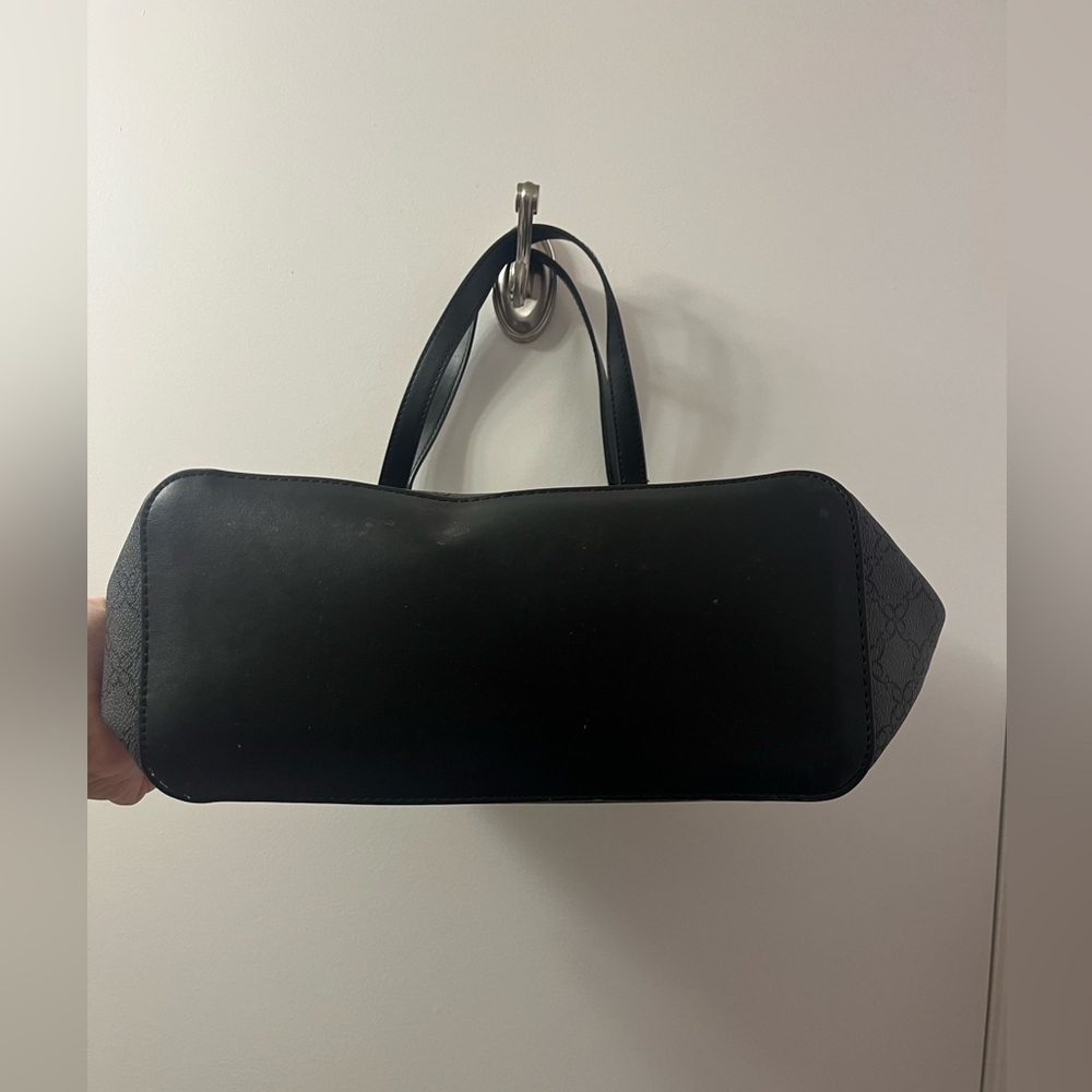 Nine West Black and Gray Patterned Tote - Picture 4 of 7